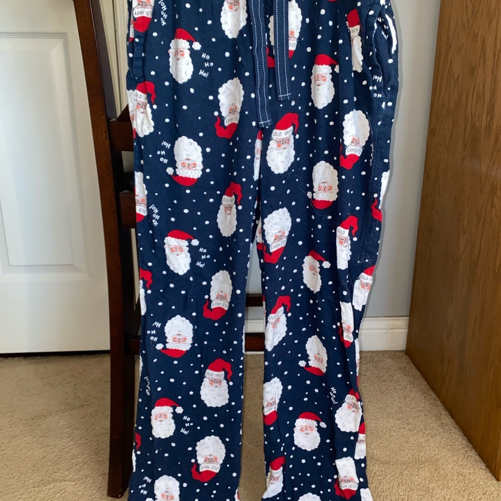 Santa Claus Print Pajama Pants